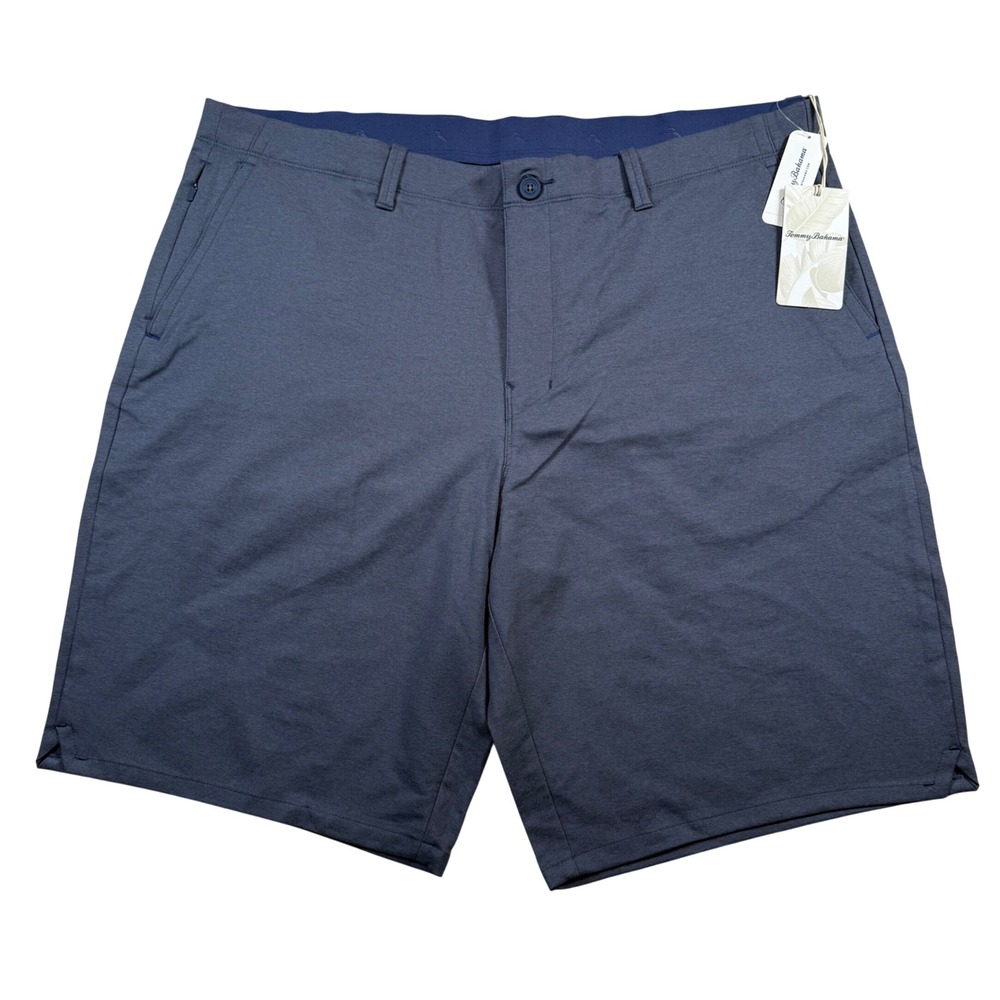 NEW Tommy Bahama On Par Short Mens 42 Belmont Blue Performance UPF 30